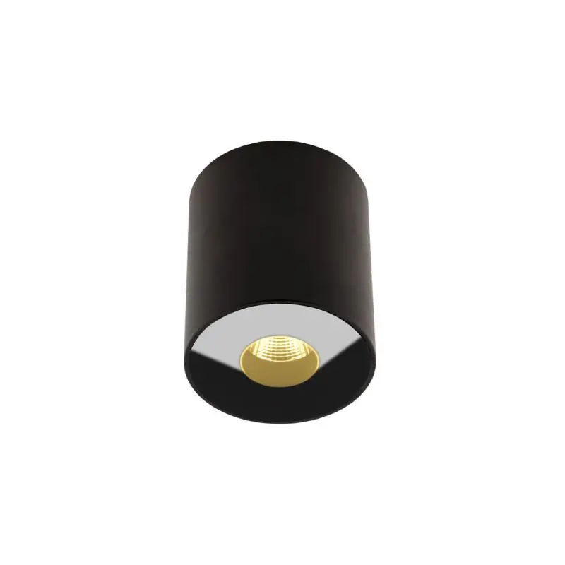Maxlight Plasma - plafondverlichting - Ø 7,3 x 8,5 cm - 13W LED incl. - IP54 - zwart Budget