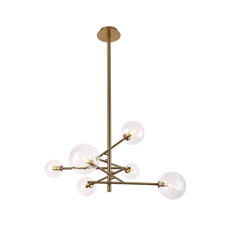 Direct Beschikbaar Maxlight Lollipop - hanglamp - 70 x 60 x 115 cm - messing