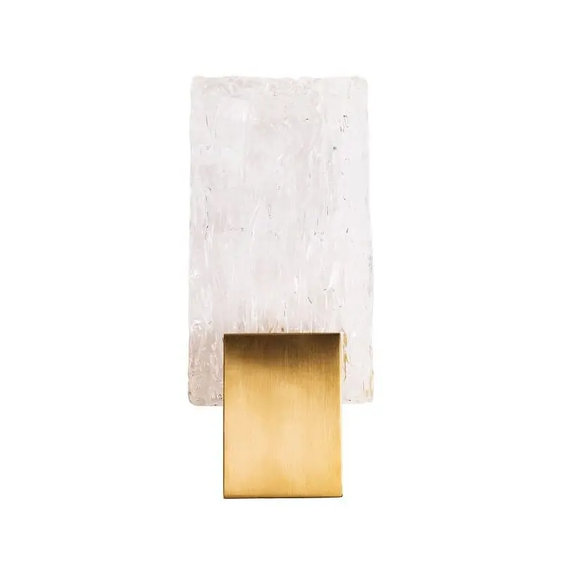 Maxlight Vetro - wandverlichting - 13 x 5,5 x 30 cm - 3W LED incl. - geborsteld goud Nieuwe Collectie