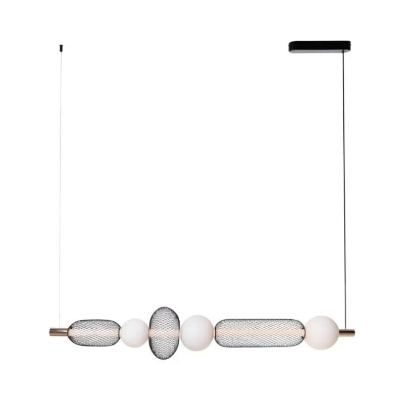 Fabrieksprijs Maxlight Bora - hanglamp - 130 x 133 cm - 29W LED incl. - zwart en goud