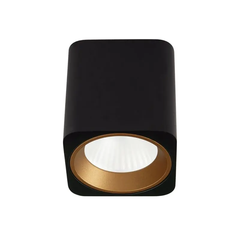 Handgemaakt Maxlight Tub - plafondverlichting - 6 x 6 x 6,5 cm - 7W LED incl. - zwart