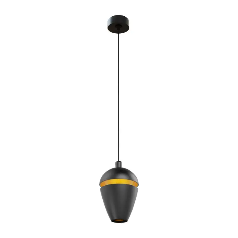 Maxlight Cometshine - hanglamp - Ø 8,3 x 150 cm - 8W LED incl. - zwart Flitsaanbieding