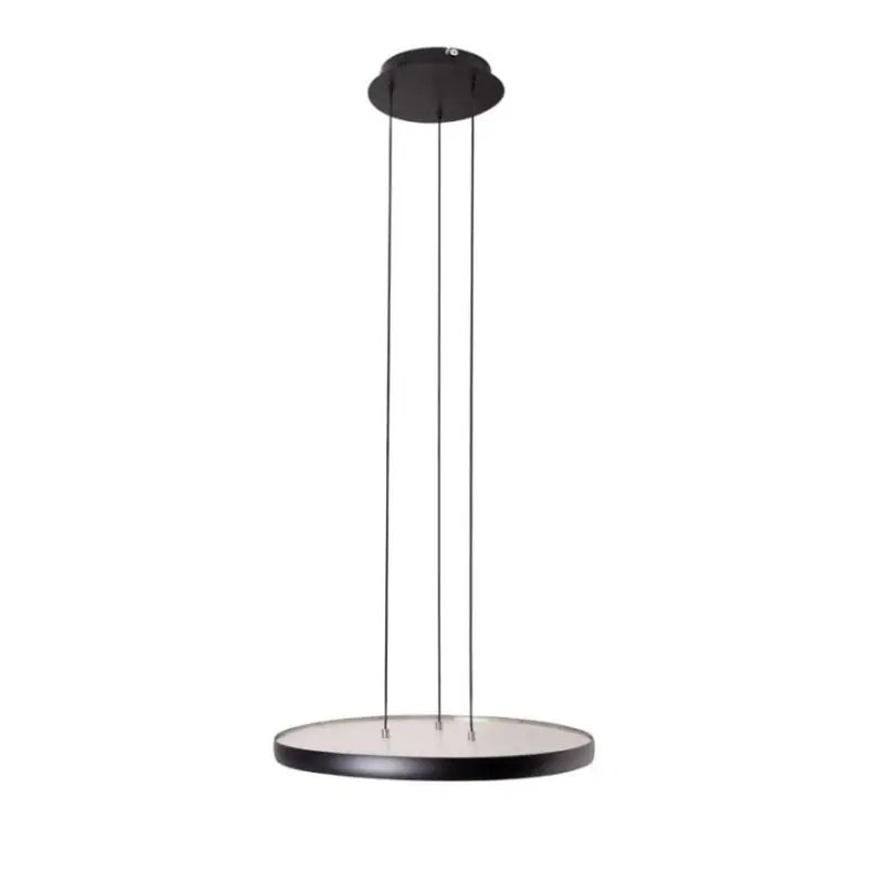 Maxlight Vik - hanglamp - Ø 48 x 120 cm - 40W LED incl. - zwart en goud Modern