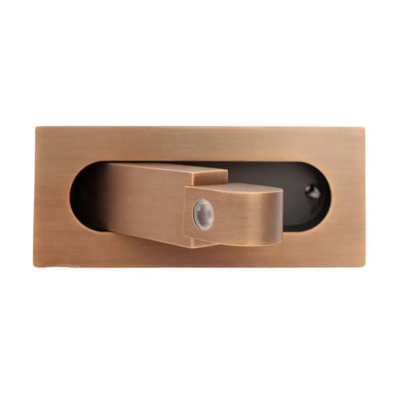 Maxlight Libra - wandlamp - 19 x 8 x 6,1 cm - 3W LED incl. - antiek messing Handgemaakt