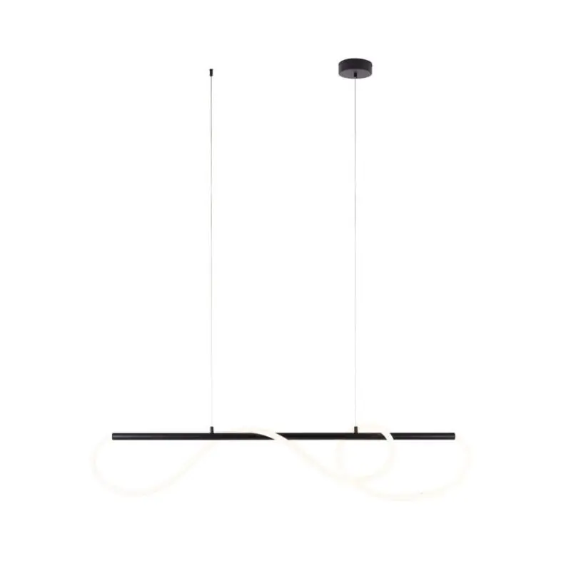 Exclusief Maxlight Laguna - hanglamp - 135 x 130 cm - 30W LED incl. - zwart