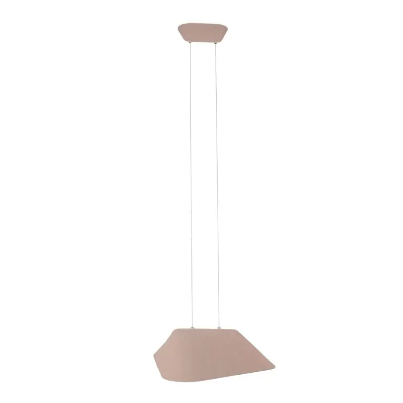 Maxlight Carbon - hanglamp - 55 x 50 x 220 cm - 8W LED incl. - crème en grijs Garantie Inbegrepen