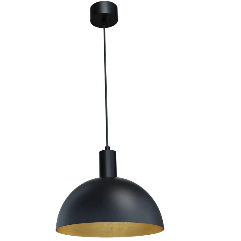 Maxlight Luisant - hanglamp - Ø 30 x 150 cm - zwart en goud Fabrieksprijs