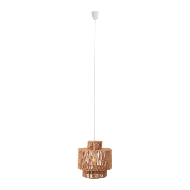 Maxlight Labriz - hanglamp - Ø 35 x 170 cm - lichtbruin en wit Modern