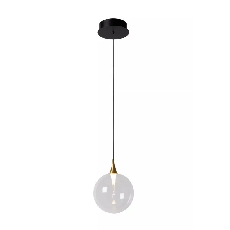 Lucide Gisela - hanglamp - Ø 16 x 150 cm - 5W LED incl. - transparant Lage Kosten