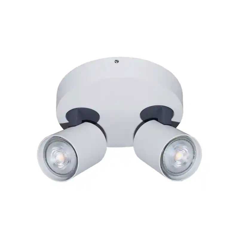 Artdelight Vivaro - opbouwspot 2L - Ø 17,2 x 12 cm - wit en antraciet Bulkbestelling