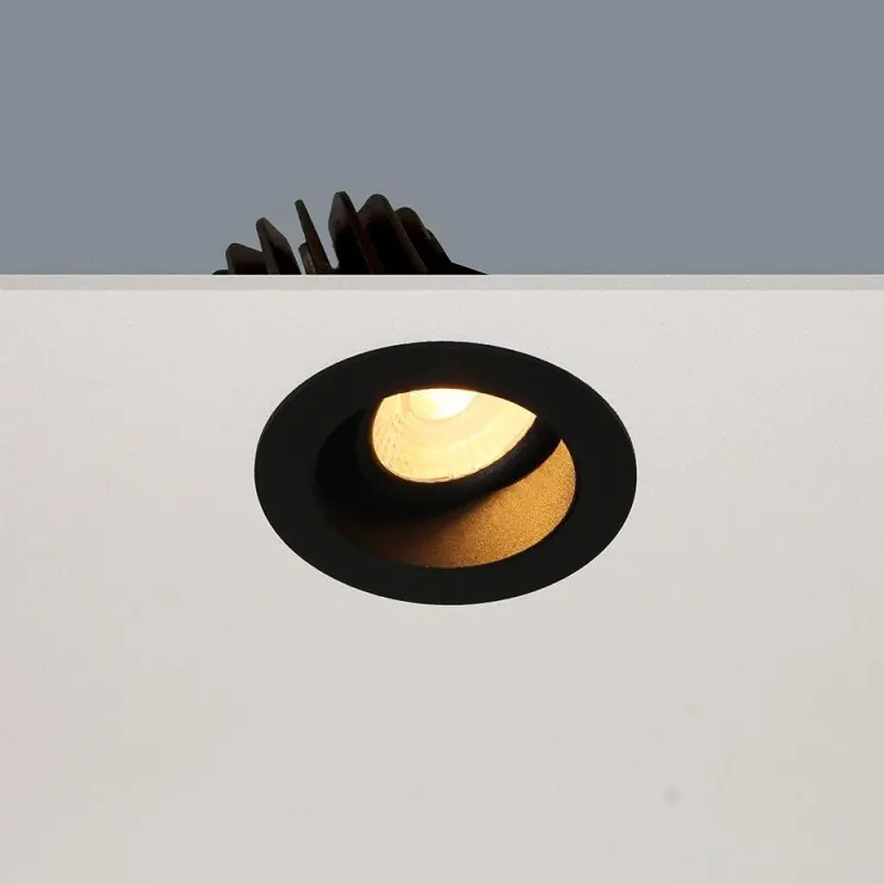Gecertificeerd Artdelight Venice 2408 - inbouwspot - Ø 80 mm, Ø 68 mm inbouwmaat - 8W dimbare LED incl. - IP44 - zwart