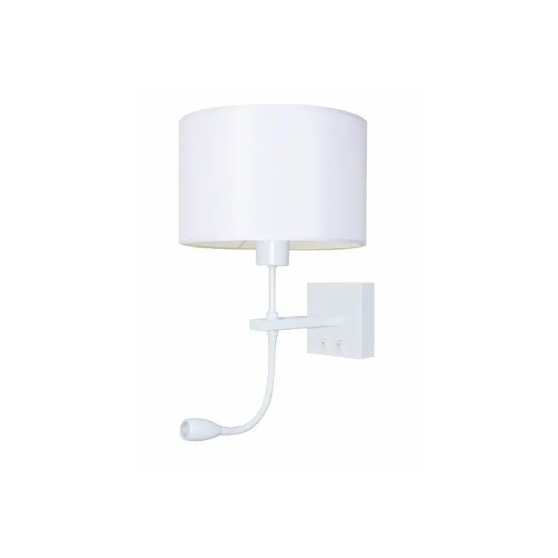 Direct Beschikbaar Artdelight Quad - wandverlichting met dubbele schakelaar - 18 x 11 x 11 cm - 3W LED incl. - wit