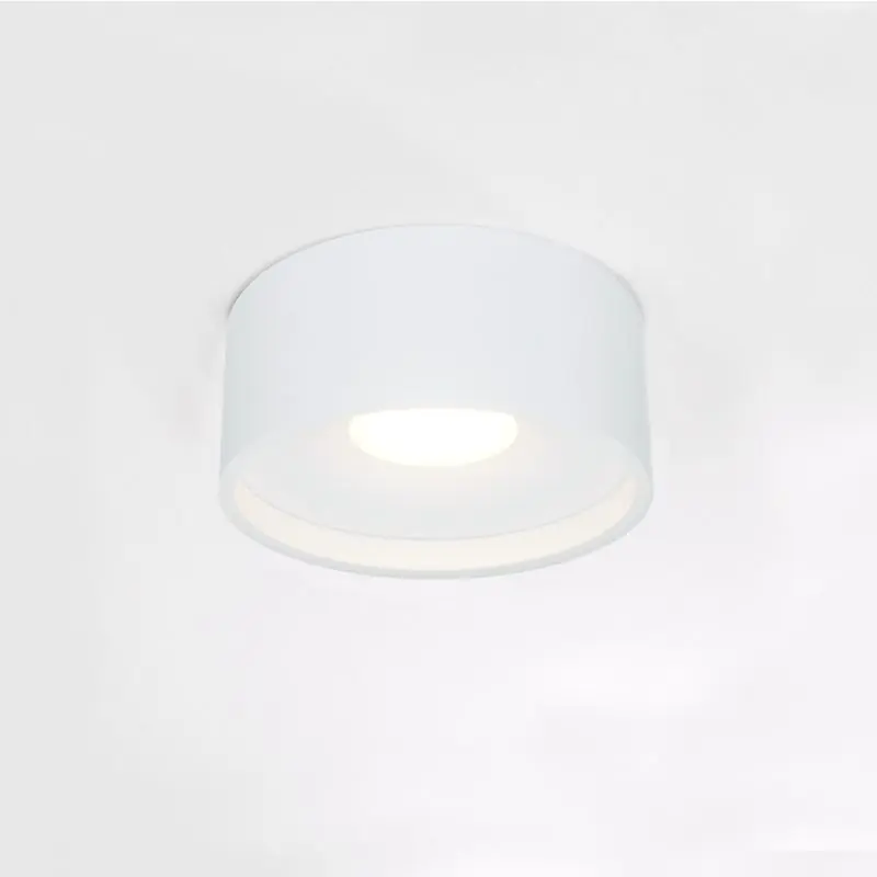 Artdelight Oran - plafondverlichting - Ø 12 x 5 cm - 10W dimbare LED incl. - IP54 - wit Koopje