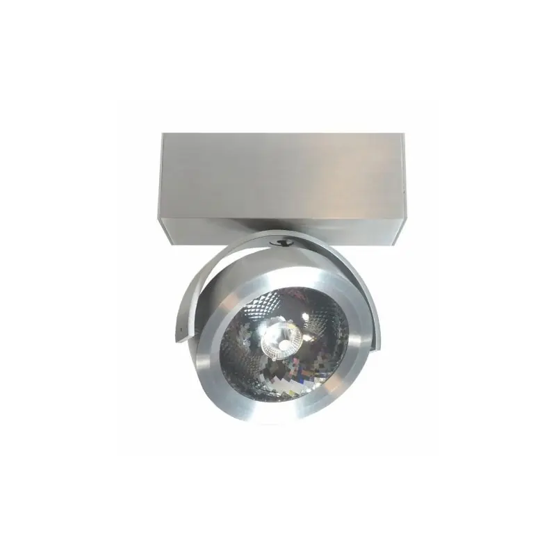 Artdelight Dutchess LED - opbouwspot 1L - 16 x 6 x 19 cm - 13W dimbare LED incl. - aluminium Handgemaakt