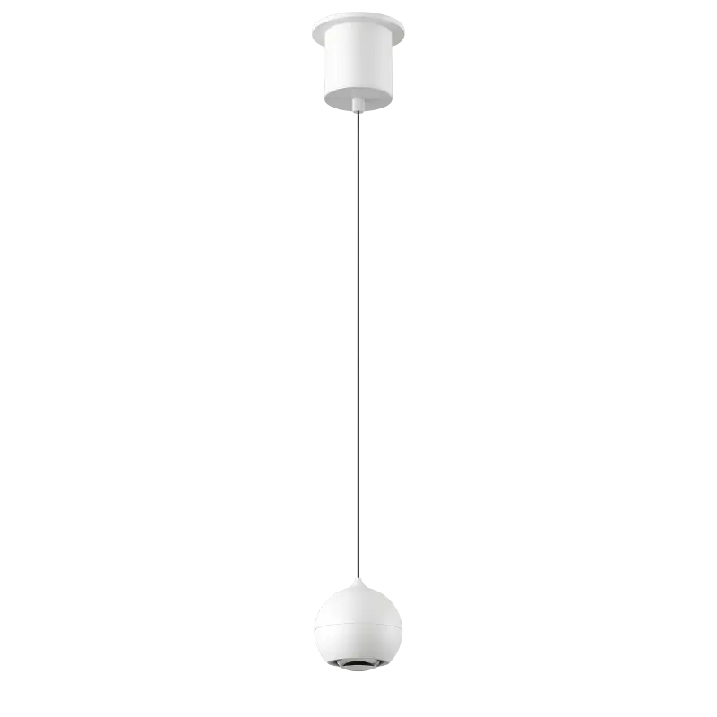Artdelight Miami - hanglamp - Ø 10 x 218 cm - 10,8W dimbare LED incl. - wit Gratis Retour