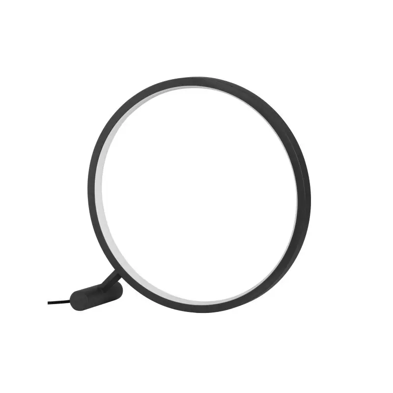 Topkwaliteit Nova Luce Hola - tafellamp - Ø 29 x 29 cm - 12W LED incl. - zandzwart