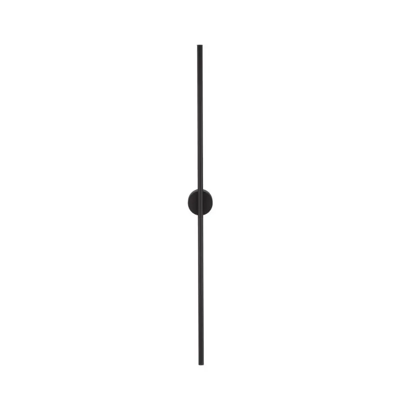 Op = Op Nova Luce Aden - wandlamp - 1,5 x 7,3 x 90 cm - 15W LED incl. - IP44 - zandzwart
