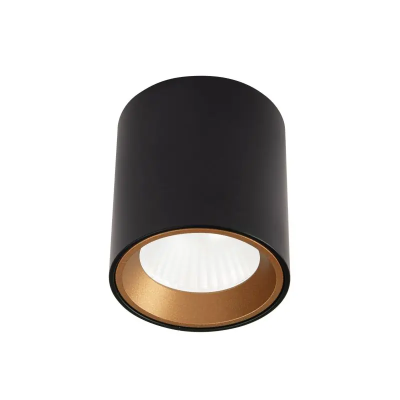 Maxlight Tub - plafondverlichting - Ø 6 x 6,5 cm - 7W LED incl. - zwart Hete Deal