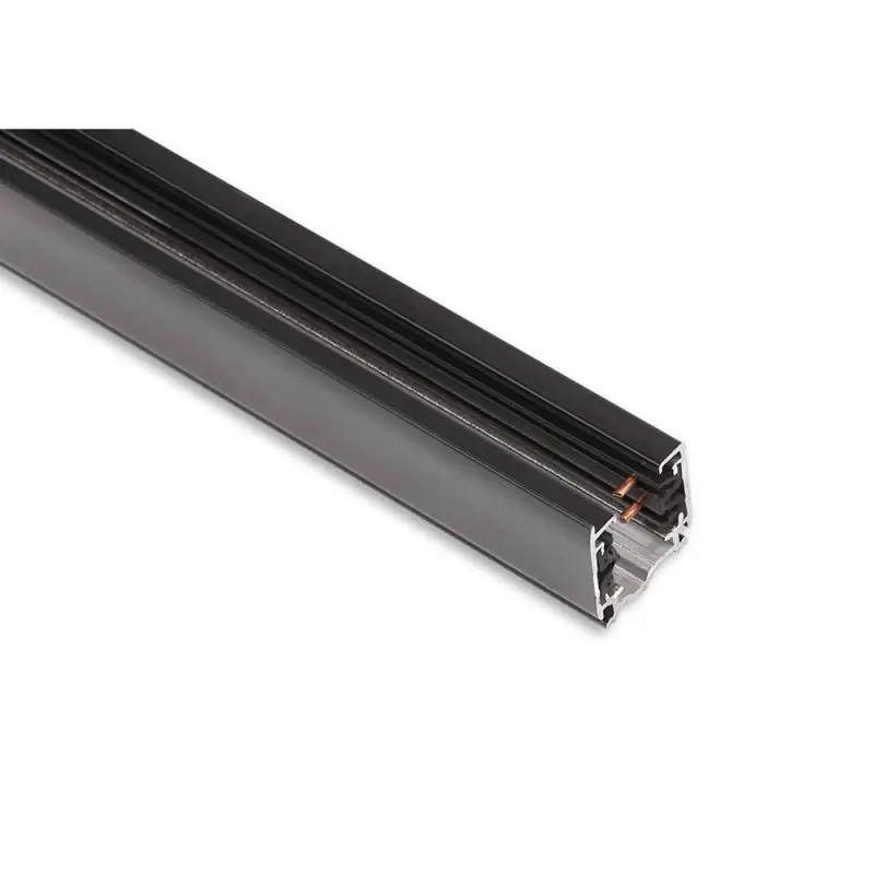 Maxlight Track - 3-fase railsysteem - 1m - zwart Nieuw Model