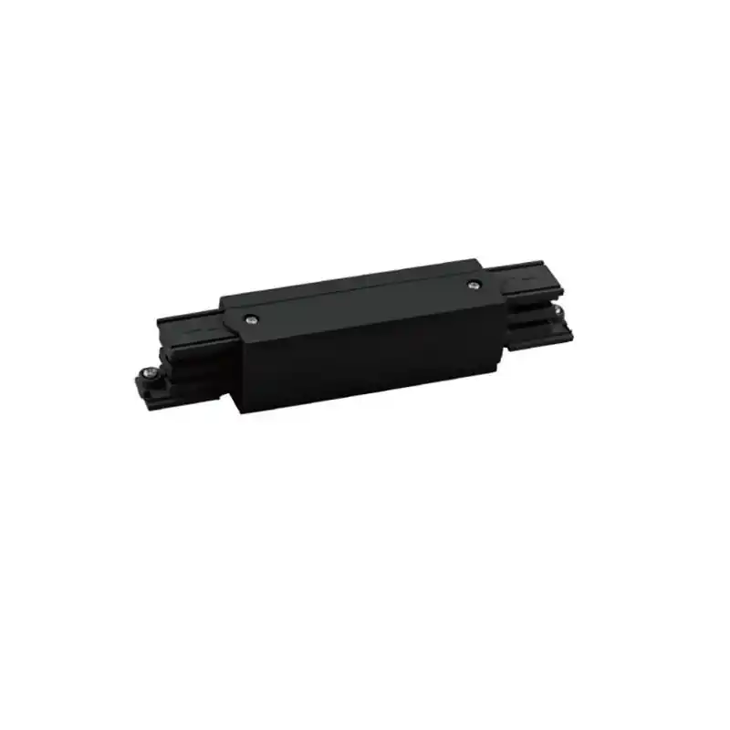 Maxlight Track - voeding rechte connector voor rails - 166 x 31,5 x 32,5 mm - zwart Direct Verzonden
