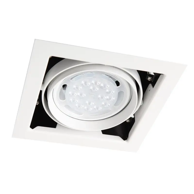 Maxlight Matrix I - inbouwspot 1L - 185 x 185 mm, 150 x 150 mm inbouwmaat - wit Tijdelijk Beschikbaar