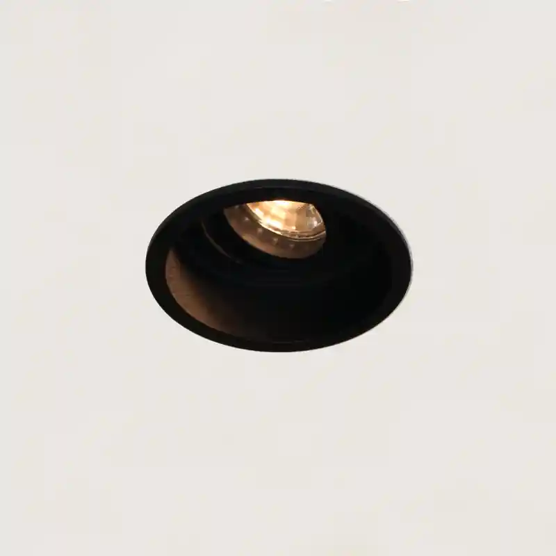 Artdelight Rex - inbouwspot - Ø 92 mm, Ø 83 mm inbouwmaat - zwart Plaats Bestelling