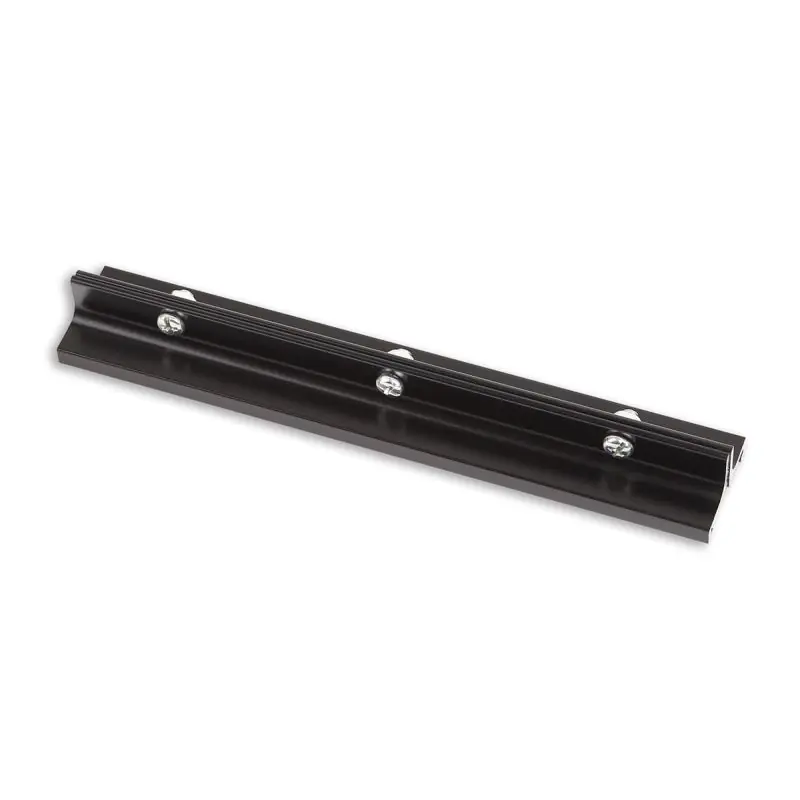 Maxlight - lange railbeugel voor het verbinden en ophangen van rails - 18 cm - zwart Koopje