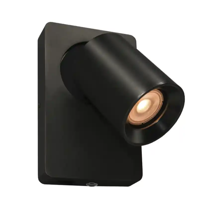 Artdelight Megano - wandverlichting met schakelaar - 10 x 12 x 16 cm - metallic antraciet Bestseller