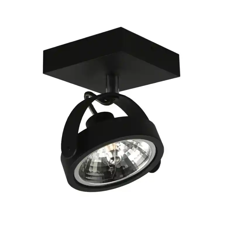 Gratis Retour Artdelight Wajer - opbouwspot - 12 x 12 x 14 cm - 3,5W dimbaar LED incl. - zwart