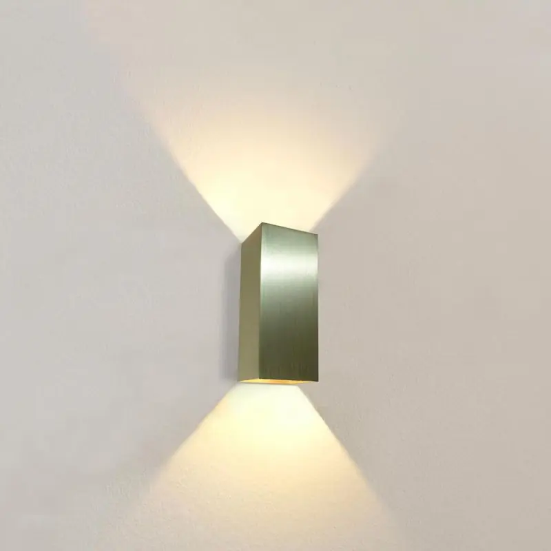 Artdelight Dante XL - wandverlichting - 9 x 10 x 24 cm - mat goud Bulkbestelling