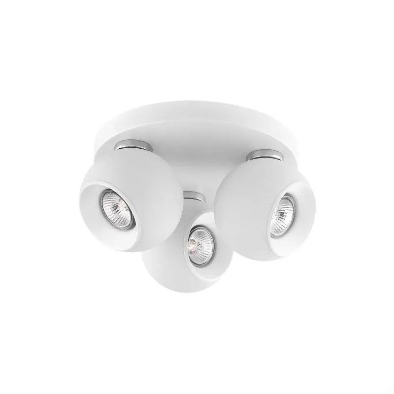 Nova Luce Tore - opbouwspot 3L - Ø 25 x 15 cm - mat wit Must-Have