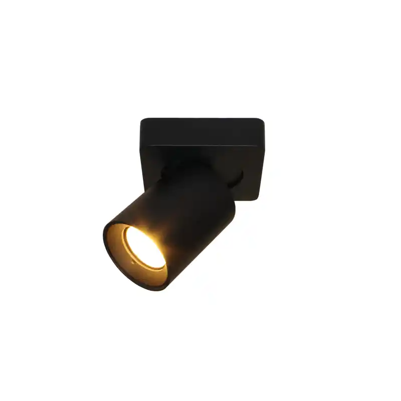 Direct Verzonden Artdelight Megano - opbouwspot 1L - 10 x 10 x 11,5 cm - zwart