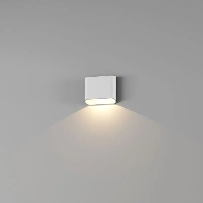 Gereduceerde Prijs Artdelight Diaz 1L - wandverlichting - 14,5 x 12 x 3,8 cm - 6W LED incl. - IP54 - wit