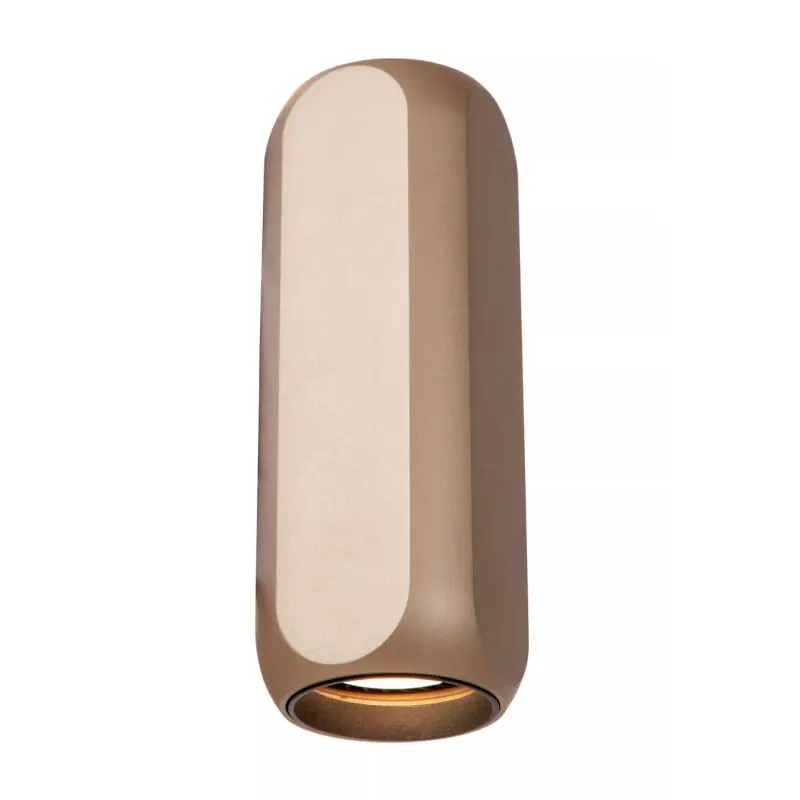 Finale Uitverkoop Lucide Braga - plafondverlichting - 6 x 6 x 10,3 cm - koffie