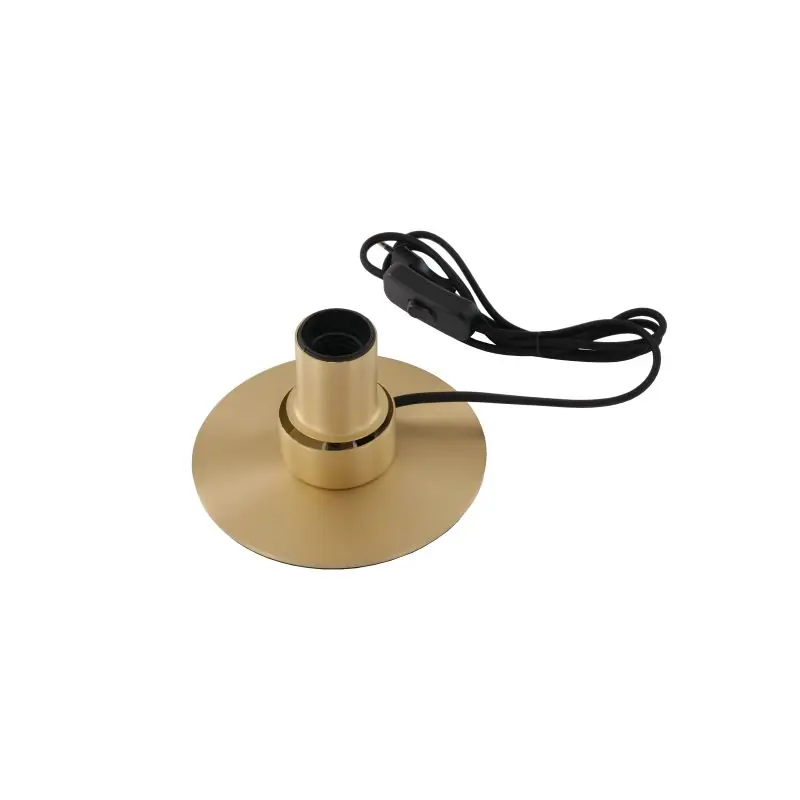 Artdelight Disk - tafellamp - Ø 10 x 13,2 cm - mat goud Ambachtelijk