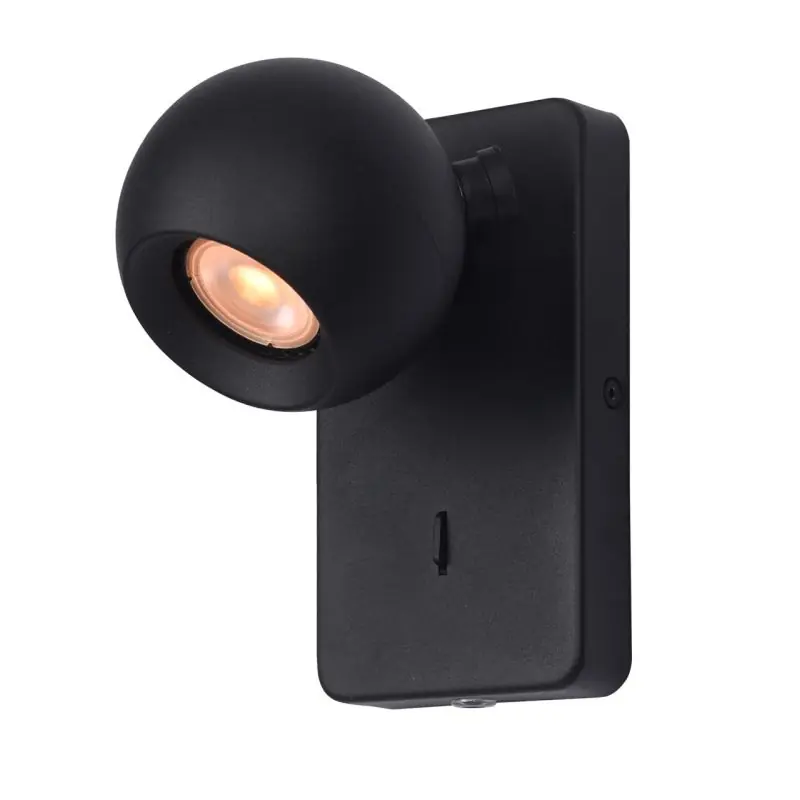 Beste Prijs Artdelight Bolero - wandlamp - 9 x 16 x 12,7 cm - zwart