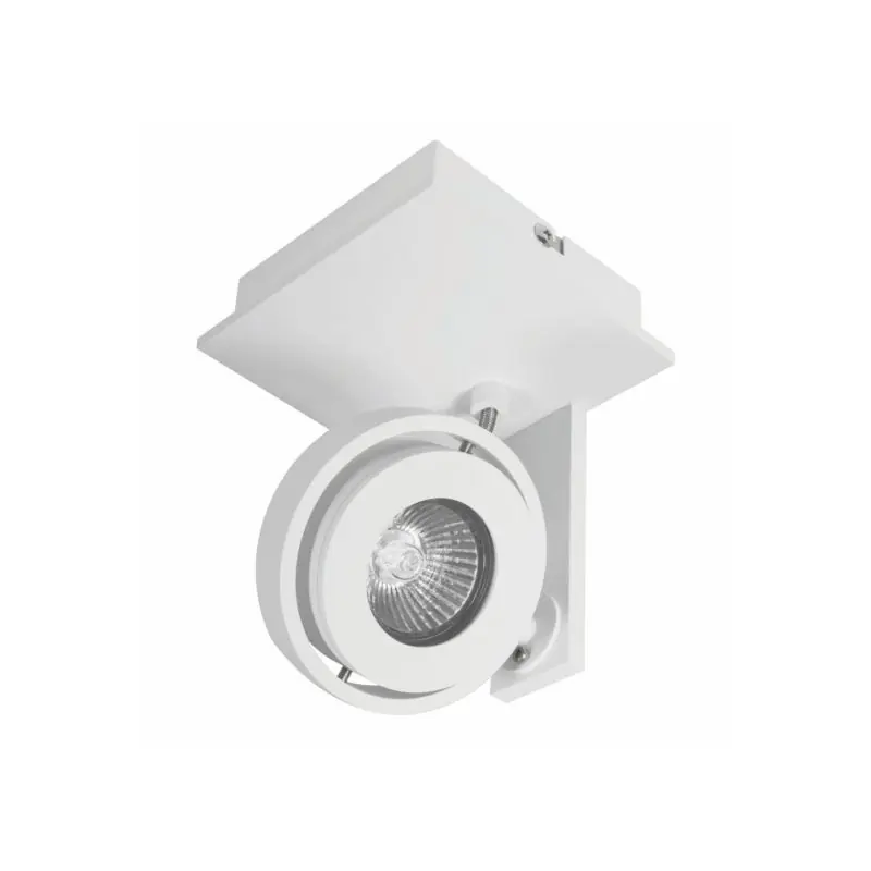 Artdelight Meist - opbouwspot 1L - 11,5 x 11,5 x 15 cm - wit Gereduceerde Prijs