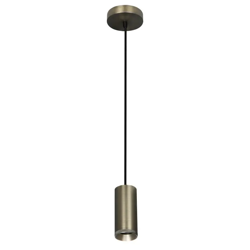Artdelight Milano - hanglamp - Ø 6,6 x 150 cm - antiek brons Handgemaakt