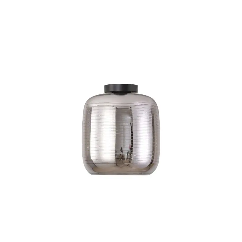 Artdelight Apollo - plafondlamp - Ø 20 x 23,5 cm - titan en goud Origineel