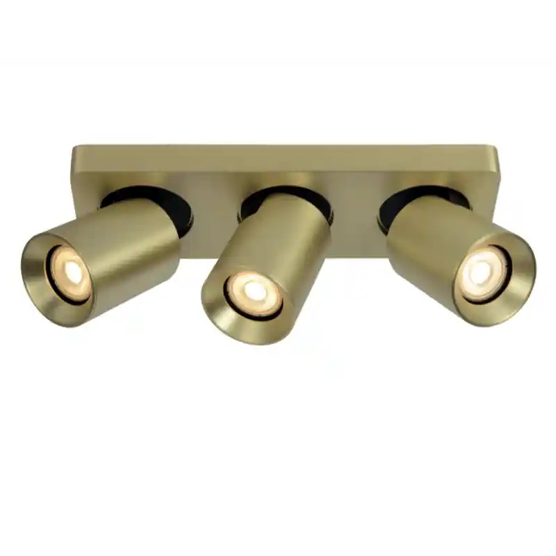 Budget Artdelight Megano - opbouwspot 3L - 30 x 10 x 11,5 cm -mat goud