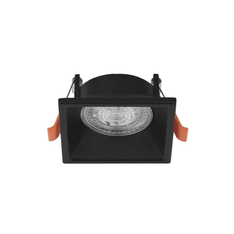 Nova Luce Staf - inbouwspot - 75 x 75 mm, 70 x 70 mm inbouwmaat - zandzwart Nieuw