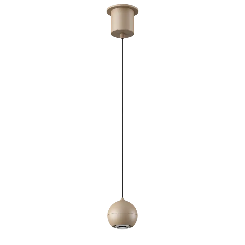 Artdelight Miami - hanglamp - Ø 10 x 218 cm - 10,8W dimbare LED incl. - champagne Laatste Versie