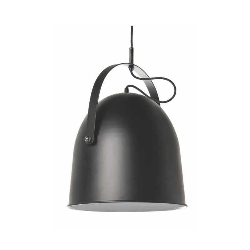 Artdelight Cooper - hanglamp - Ø 35 x 185 cm - zwart Authentiek