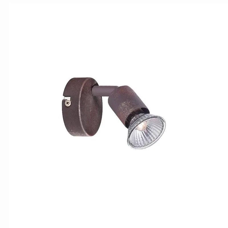 Op = Op Nova Luce Base - opbouwspot - 8 x 6,7 x 10,9 cm - roest