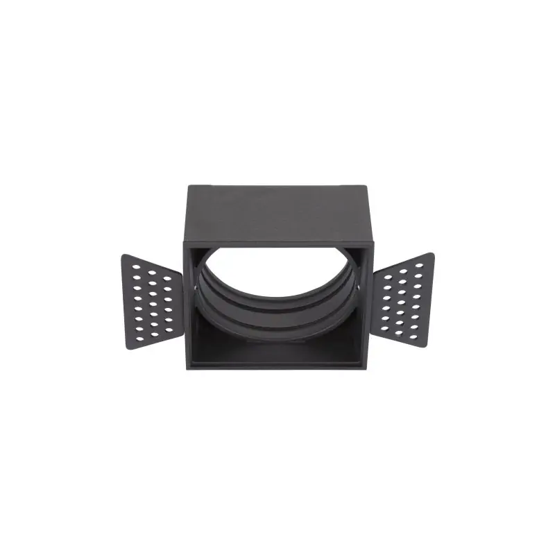Nova Luce Wall Washer - inbouwspot voor LED-module - 7,4 x 7,4 cm - zwart Beste Prijs