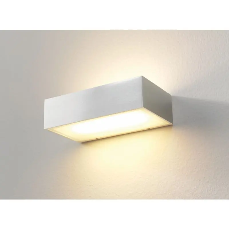 Artdelight Eindhoven150 - buiten wandverlichting - 18,2 x 10 x 5 cm - 2 x 8W dimbare LED incl. - IP54 - aluminium Gratis Verzending