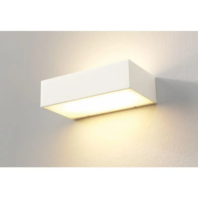Artdelight Eindhoven150 - buiten wandverlichting - 18,2 x 10 x 5 cm - 2 x 8W dimbare LED incl. - IP54 - wit Voordeelprijs