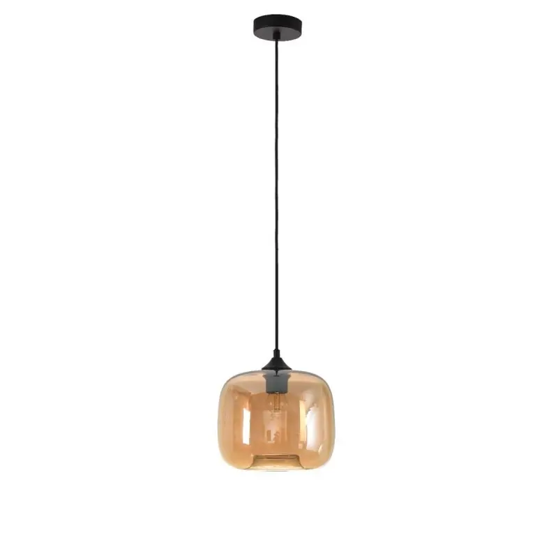 Artdelight Preston - hanglamp - Ø 24 x 178 cm - amber Koop Online