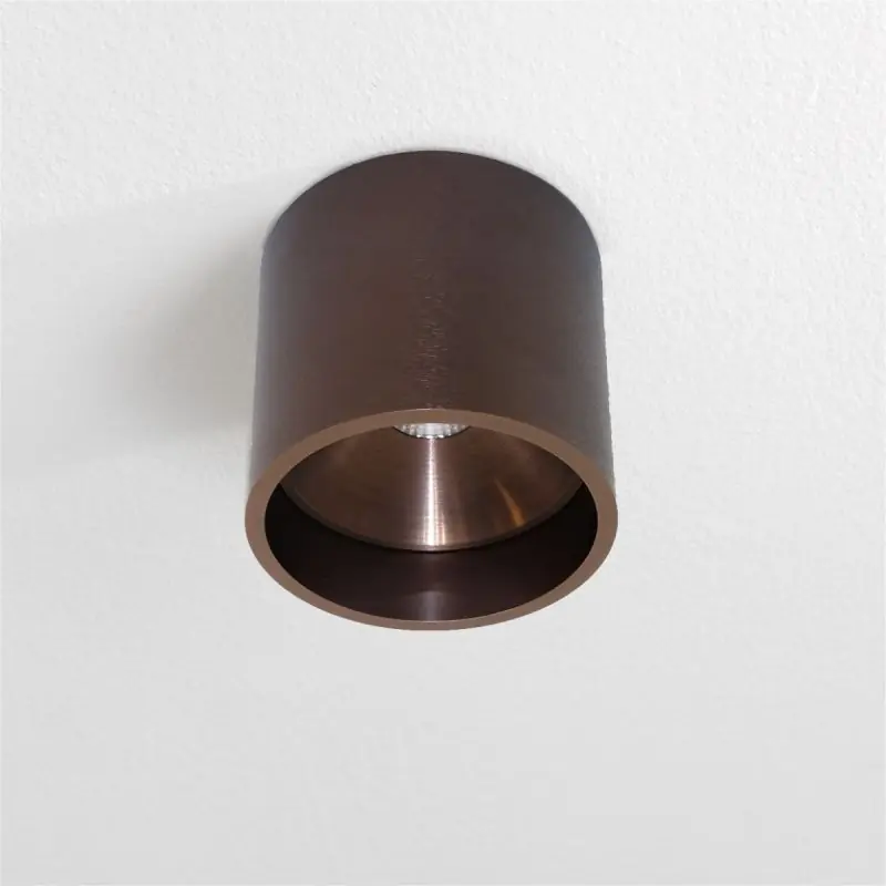 Artdelight Orleans - plafondverlichting - Ø 11 x 10 cm - 7W dimbare LED incl. - brons geborsteld Flitsaanbieding