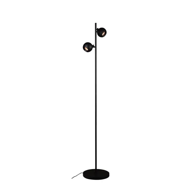 Beperkte Voorraad Artdelight Bolero - vloerlamp - Ø 25 x 150 cm - zwart